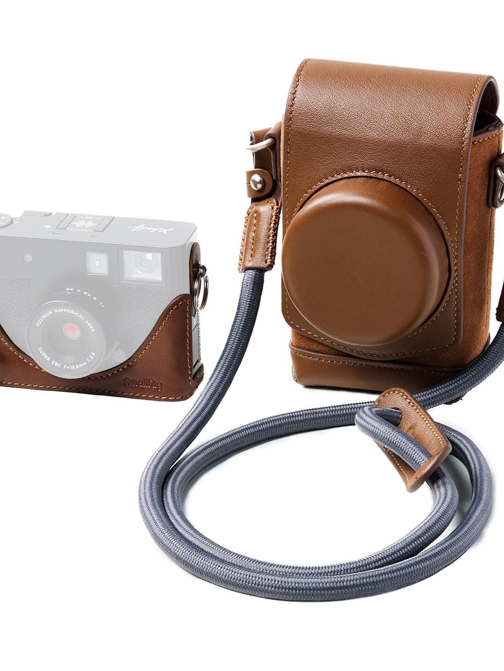 SMALLRIG Leather Case Kit for FUJIFILM X Half, Retro Style